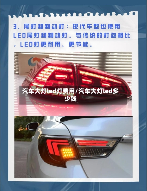 汽车大灯led灯费用/汽车大灯led多少钱
