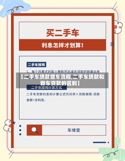 【二手车贷款提车流程,二手车贷款和新车贷款的区别】-第2张图片