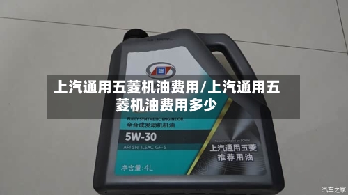 上汽通用五菱机油费用/上汽通用五菱机油费用多少-第2张图片