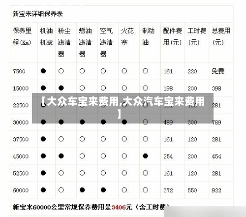 【大众车宝来费用,大众汽车宝来费用】-第2张图片